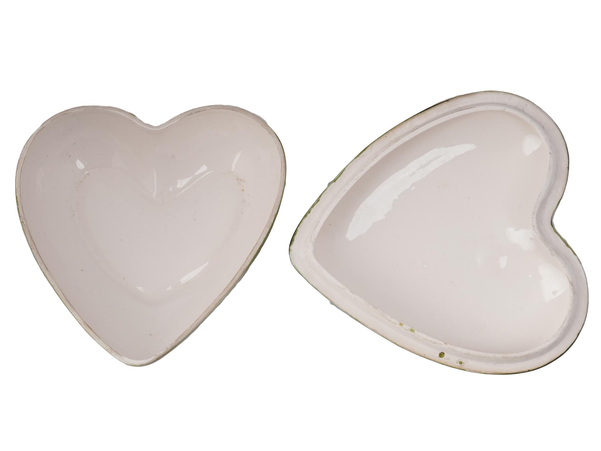 MID CENTURY ROYAL SEALY HEART CERAMIC TRINKET BOX PIC-2